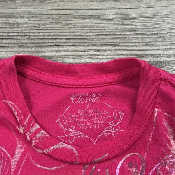 Crazy Vintage Y2K In Vein Tattoo T Shirt - Picture 5 of 5